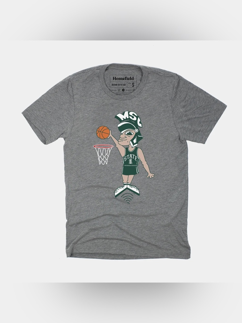 Homefield Michigan State Spartans Basketball T-Shirt 🏀💚
